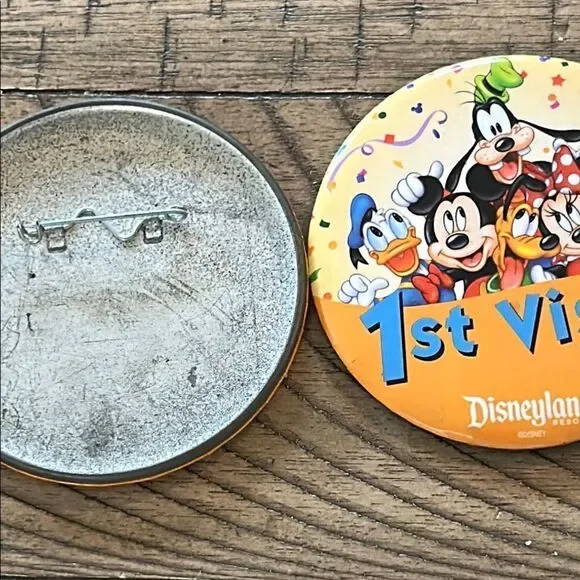 Disneyland 1st Visit Buttons - Picture 5 of 17